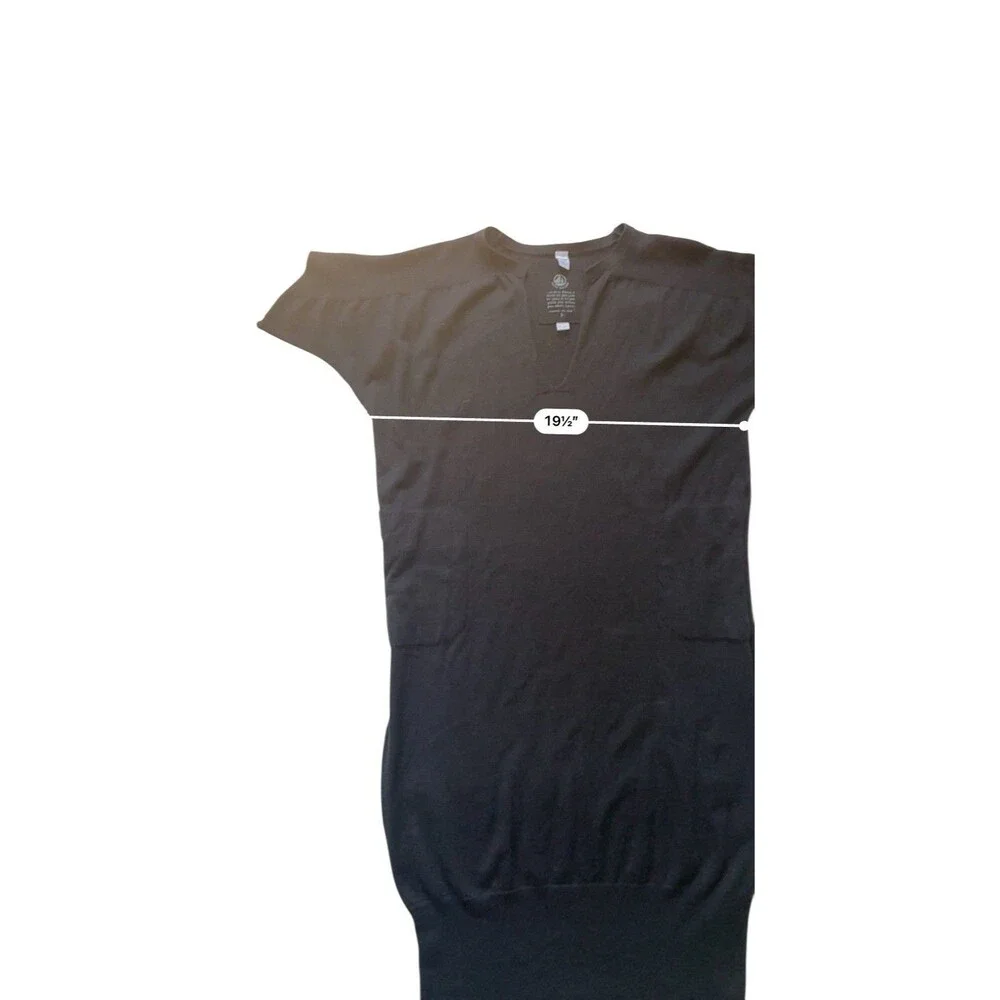 Petit Bateau Cashmere Blend Dress Size 14 Girls XS Womens Gray French Minimalist